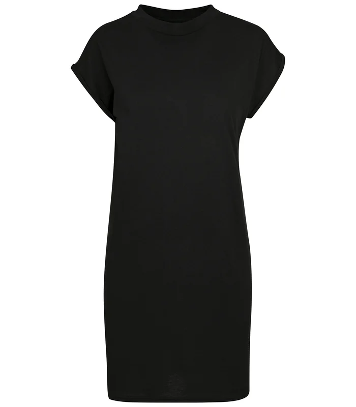 Build Your Brand Build Your Brand Women's turtle extended shoulder dress in Black*