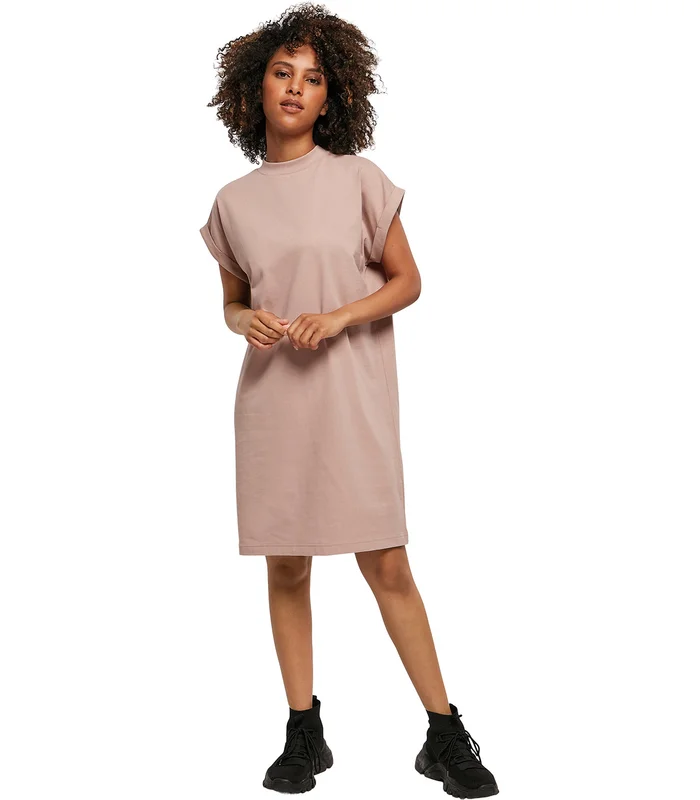 Build Your Brand Build Your Brand Women's turtle extended shoulder dress