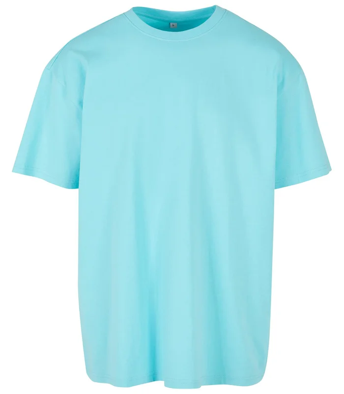 Build Your Brand Build Your Brand Heavy oversized tee in Beryl Blue*