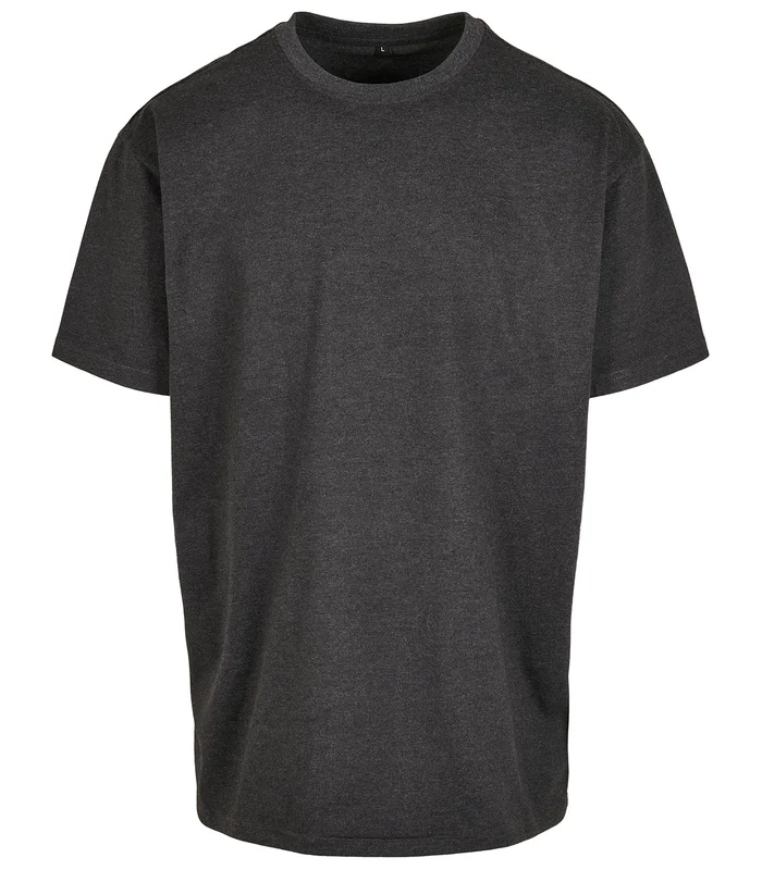 Build Your Brand Build Your Brand Heavy oversized tee in Charcoal*