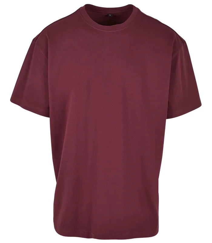 Build Your Brand Build Your Brand Heavy oversized tee in Cherry*