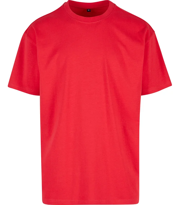 Build Your Brand Build Your Brand Heavy oversized tee in City Red*