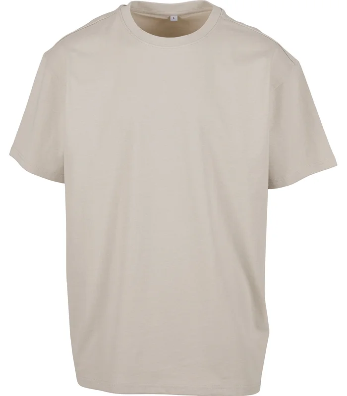 Build Your Brand Build Your Brand Heavy oversized tee in Cloud*