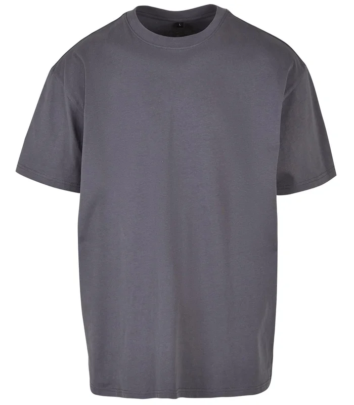 Build Your Brand Build Your Brand Heavy oversized tee in Dark Grey*
