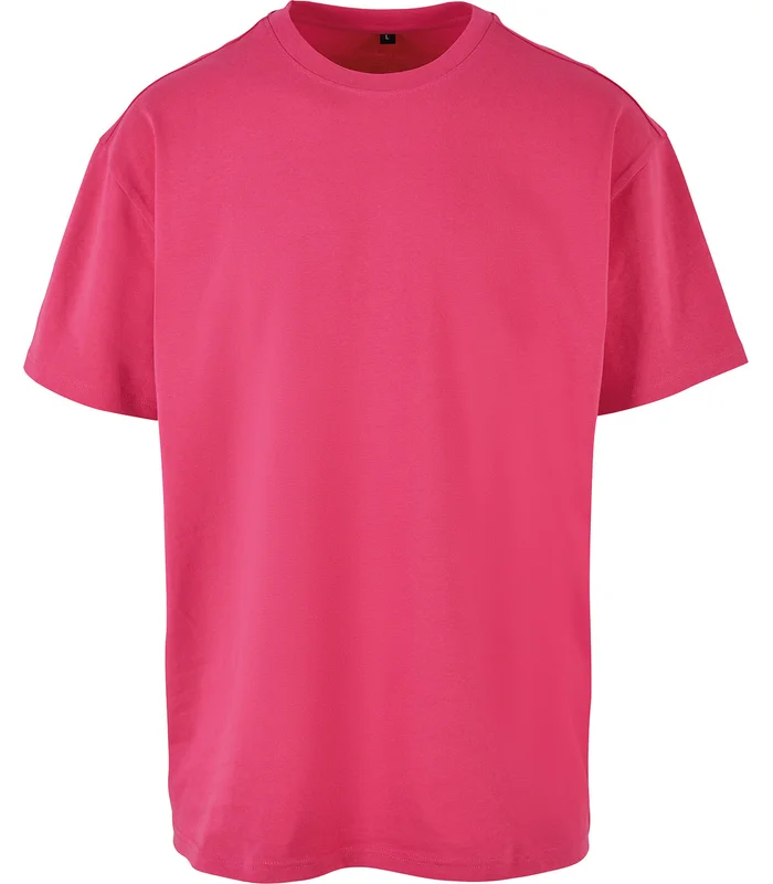 Build Your Brand Build Your Brand Heavy oversized tee in Hibiskus Pink*