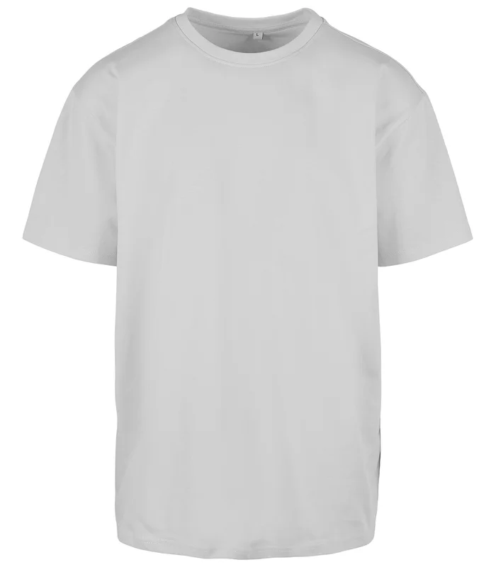 Build Your Brand Build Your Brand Heavy oversized tee in Light Asphalt*