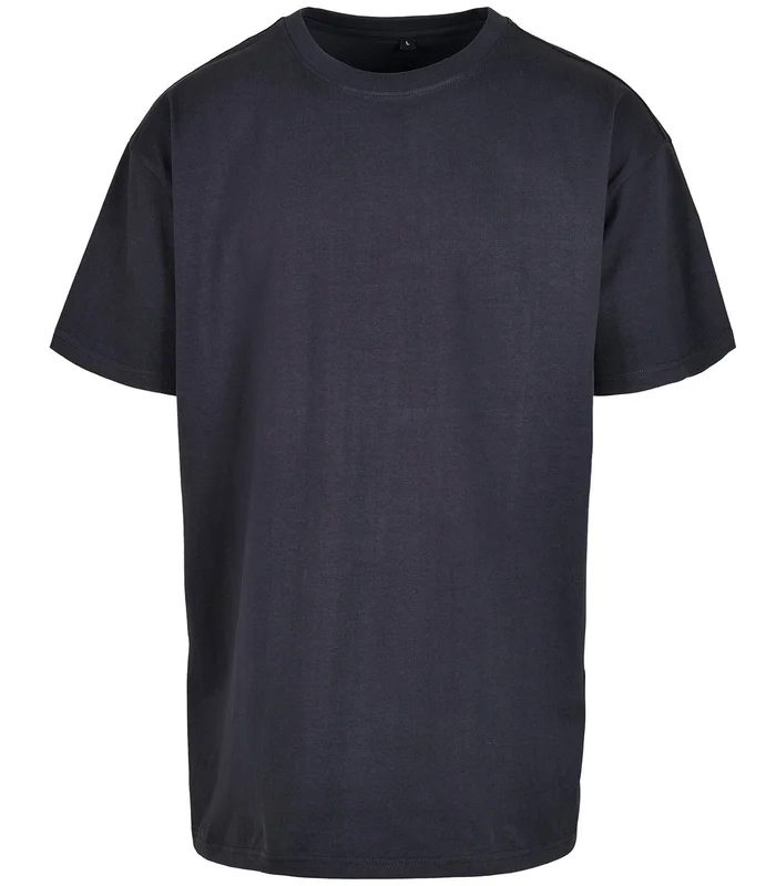 Build Your Brand Build Your Brand Heavy oversized tee in Navy*