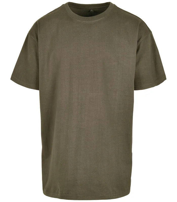 Build Your Brand Build Your Brand Heavy oversized tee in Olive*