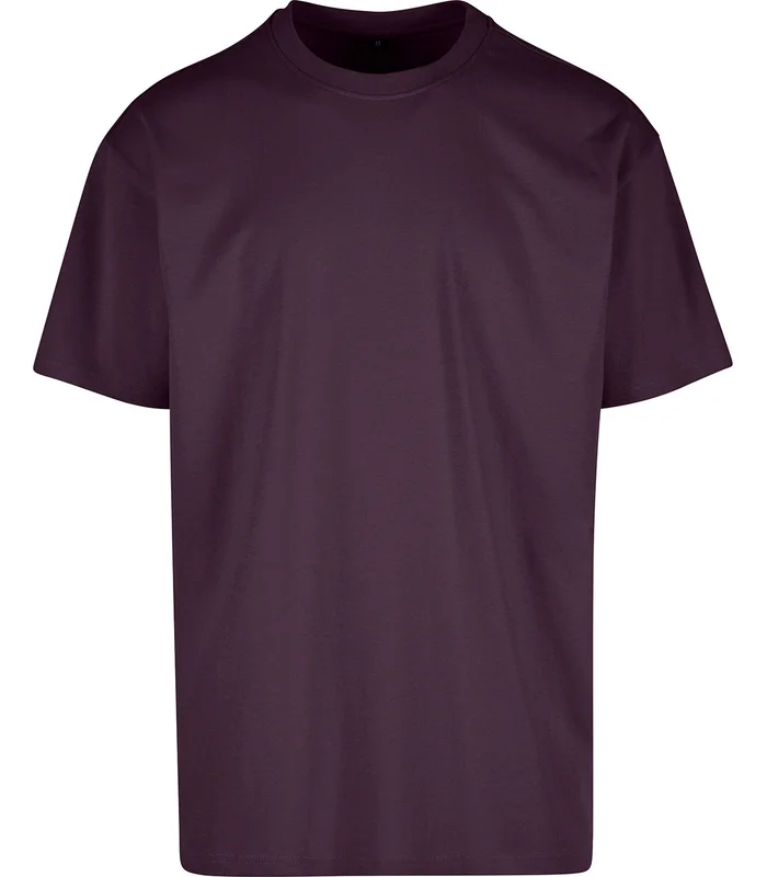 Build Your Brand Build Your Brand Heavy oversized tee in Plum Purple*
