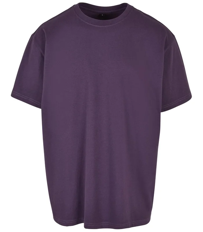Build Your Brand Build Your Brand Heavy oversized tee in Purple Night*