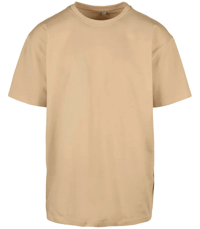 Build Your Brand Build Your Brand Heavy oversized tee in Union Beige*
