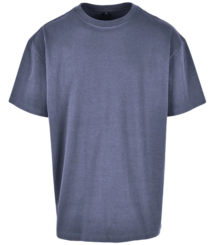 Build Your Brand Build Your Brand Heavy oversized tee in Vintage Blue*