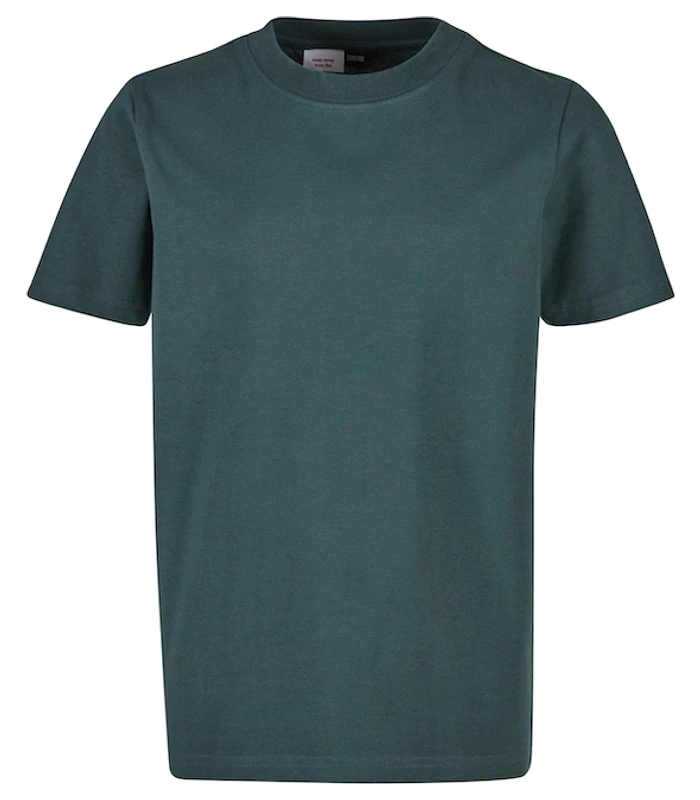 Build Your Brand Build Your Brand Kids basic tee in Bottle Green