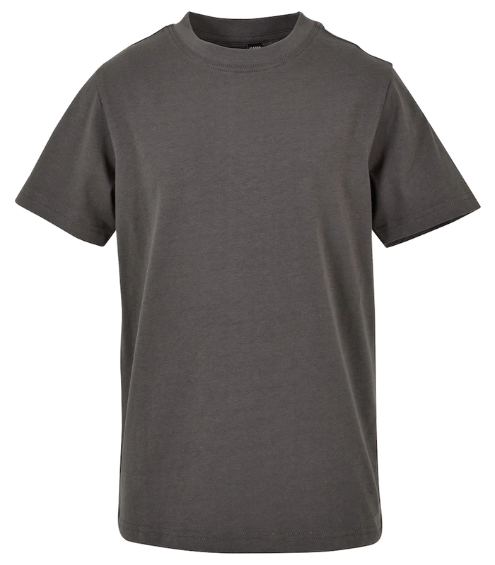 Build Your Brand Build Your Brand Kids basic tee in Dark Shadow