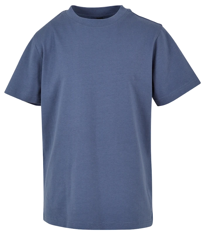 Build Your Brand Build Your Brand Kids basic tee in Vintage Blue