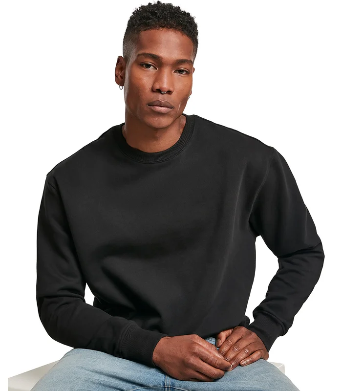 Build Your Brand Build Your Brand Premium oversize crew neck in Black