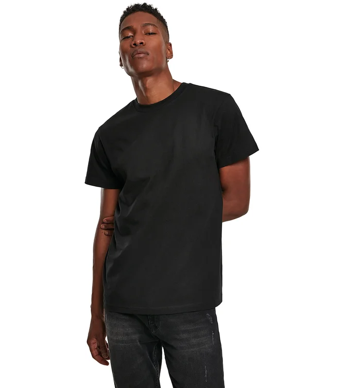 Build Your Brand Build Your Brand Premium combed Jersey in Black