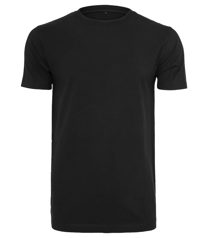 Build Your Brand Build Your Brand Organic t-shirt round neck in Black