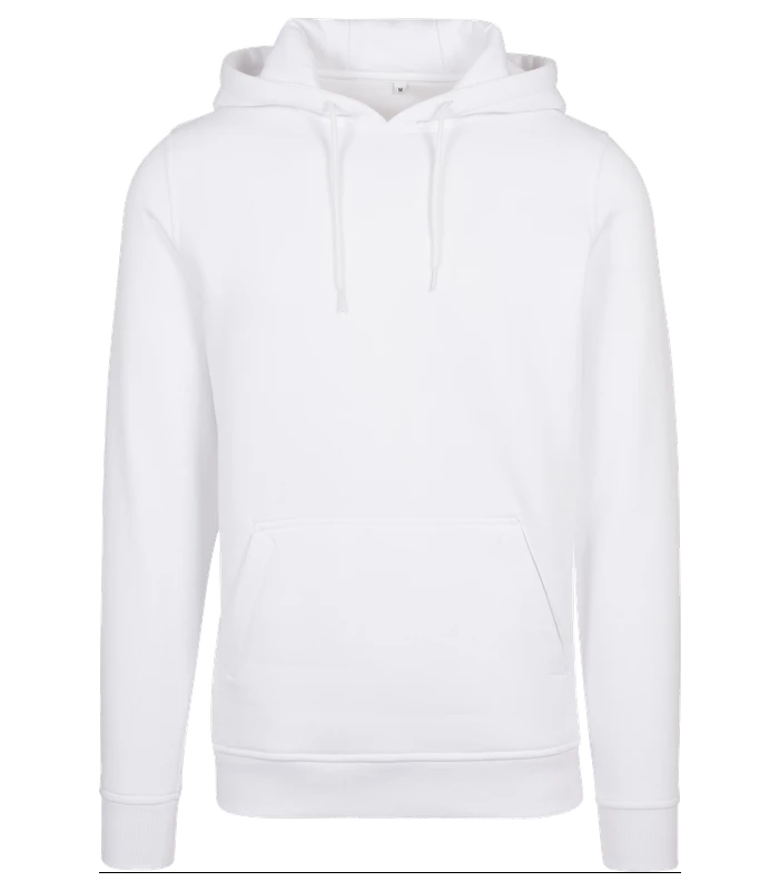 Build Your Brand Build Your Brand Organic hoodie in White