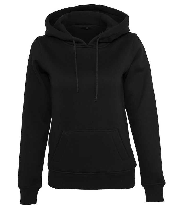 Build Your Brand Build Your Brand Women's organic hoodie in Black