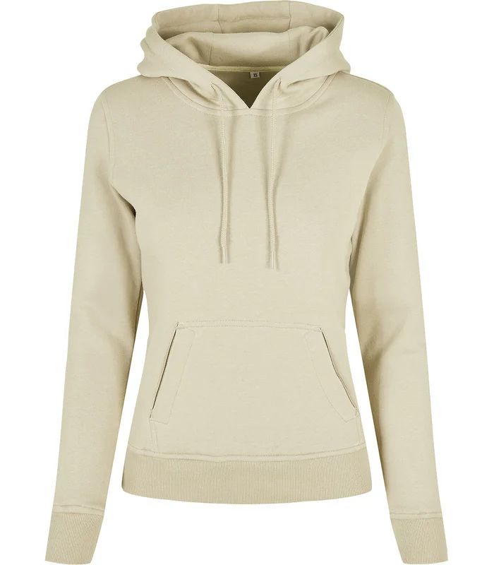 Build Your Brand Build Your Brand Women's organic hoodie in Soft Yellow