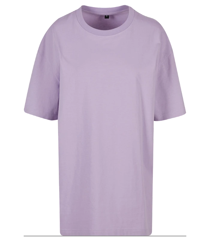Build Your Brand Build Your Brand Women's oversized boyfriend tee in Lilac