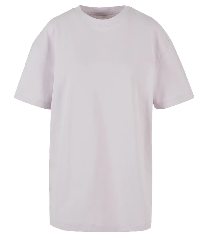 Build Your Brand Build Your Brand Women's oversized boyfriend tee in Soft Lilac