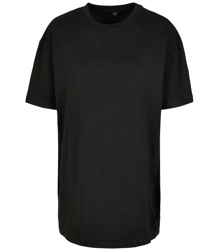 Build Your Brand Build Your Brand Women's oversized boyfriend tee in Black