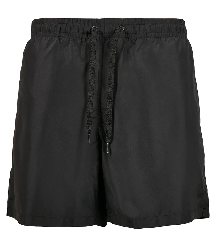 Build Your Brand Build Your Brand Recycled swim shorts in Black