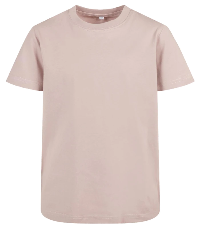 Build Your Brand Build Your Brand Kids basic tee 2.0 in Dusk Rose