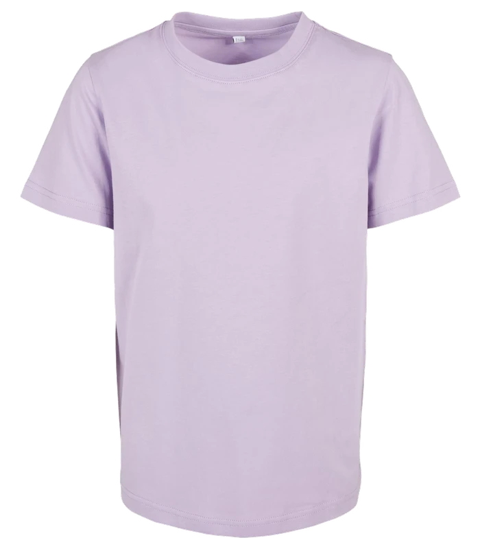 Build Your Brand Build Your Brand Kids basic tee 2.0 in Lilac