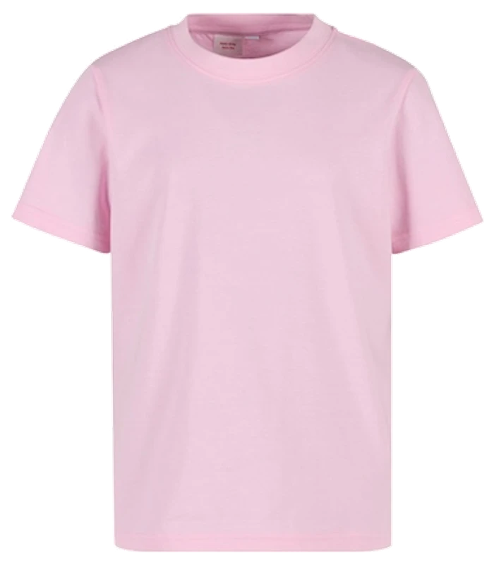 Build Your Brand Build Your Brand Kids basic tee 2.0 in Soft Pink