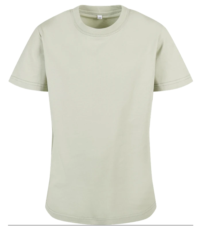 Build Your Brand Build Your Brand Kids basic tee 2.0 in Soft Salvia