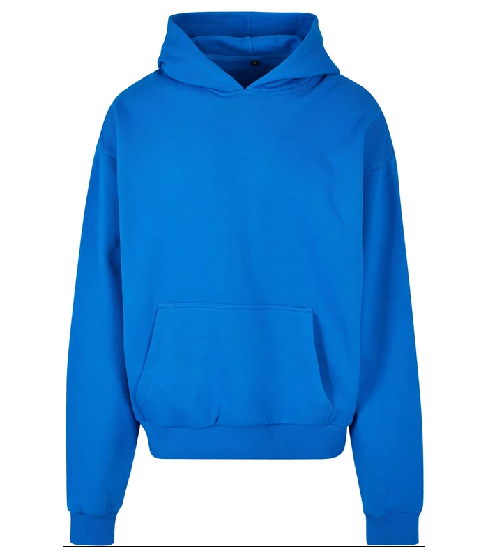 Build Your Brand Build Your Brand Ultra heavy hoodie in Cobalt Blue