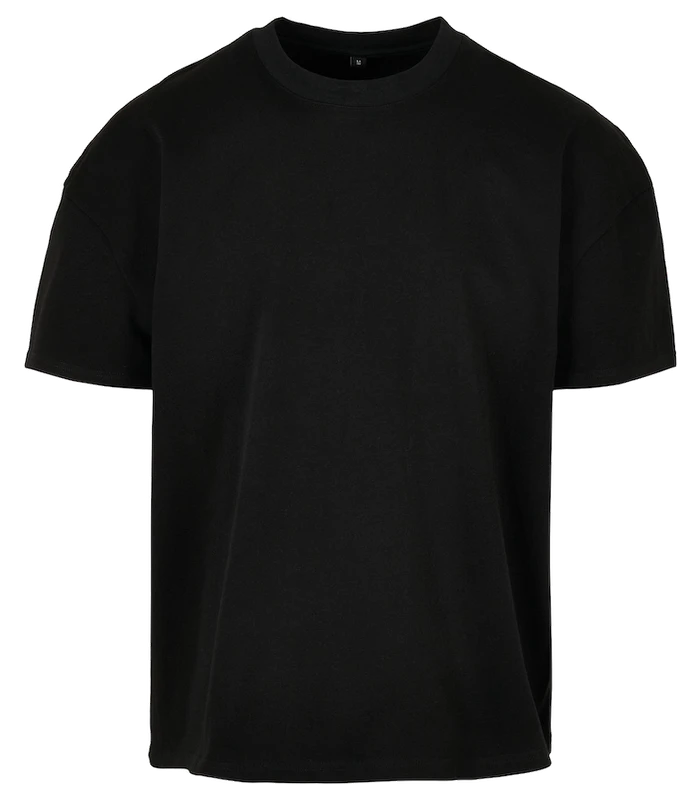 Build Your Brand Build Your Brand Ultra heavy cotton box tee in Black