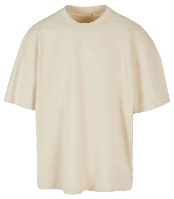 Build Your Brand Build Your Brand Ultra heavy cotton box tee in Sand