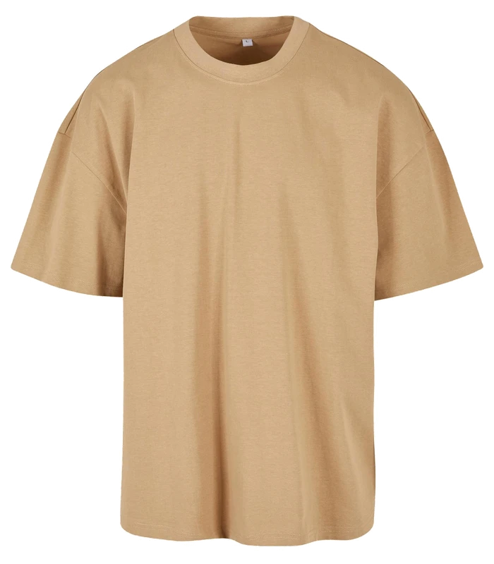 Build Your Brand Build Your Brand Ultra heavy cotton box tee in Union Beige