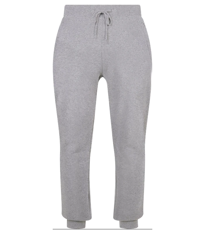 Build Your Brand Build Your Brand Organic basic sweatpants in Heather Grey