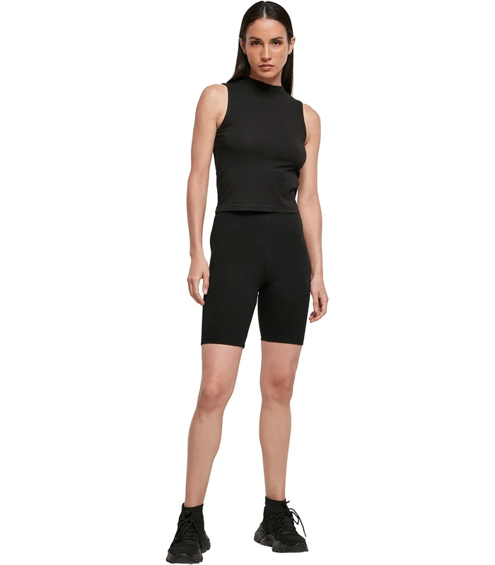 Build Your Brand Build Your Brand Women's high waist cycle shorts in Black