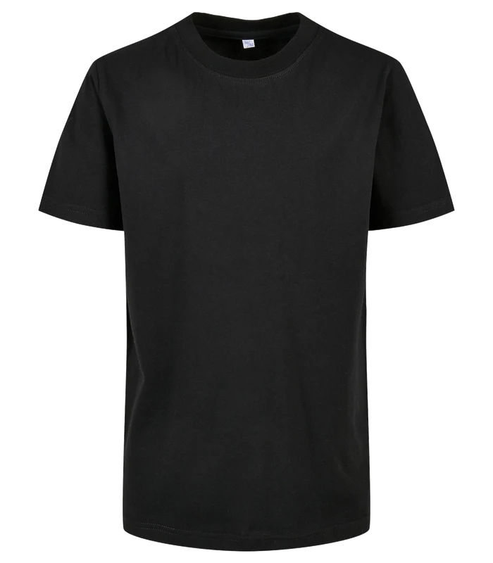 Build Your Brand Build Your Brand Organic kids basic tee in Black