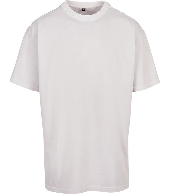 Build Your Brand Build Your Brand Acid washed heavy oversized tee in Soft Lilac*