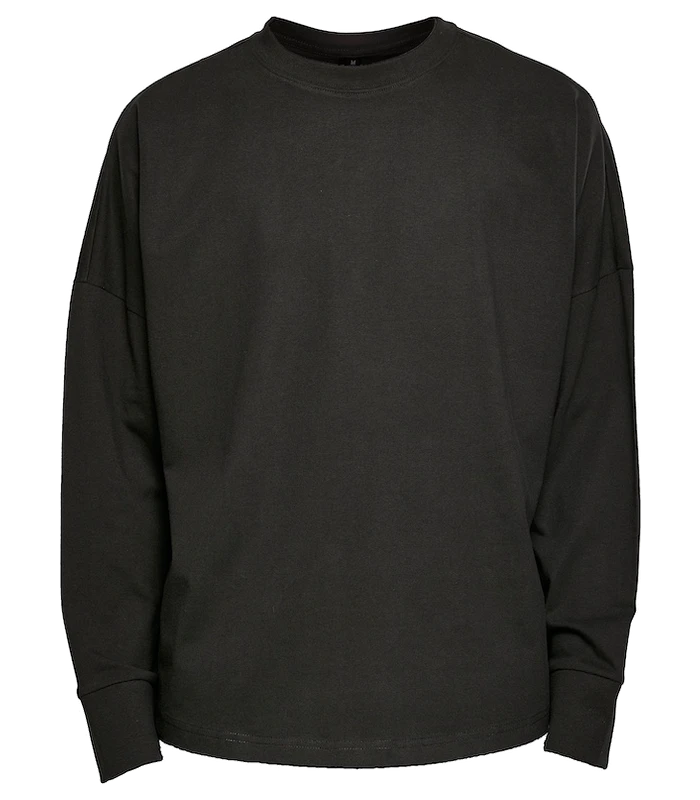 Build Your Brand Build Your Brand Oversize cut on sleeve long sleeve in Black