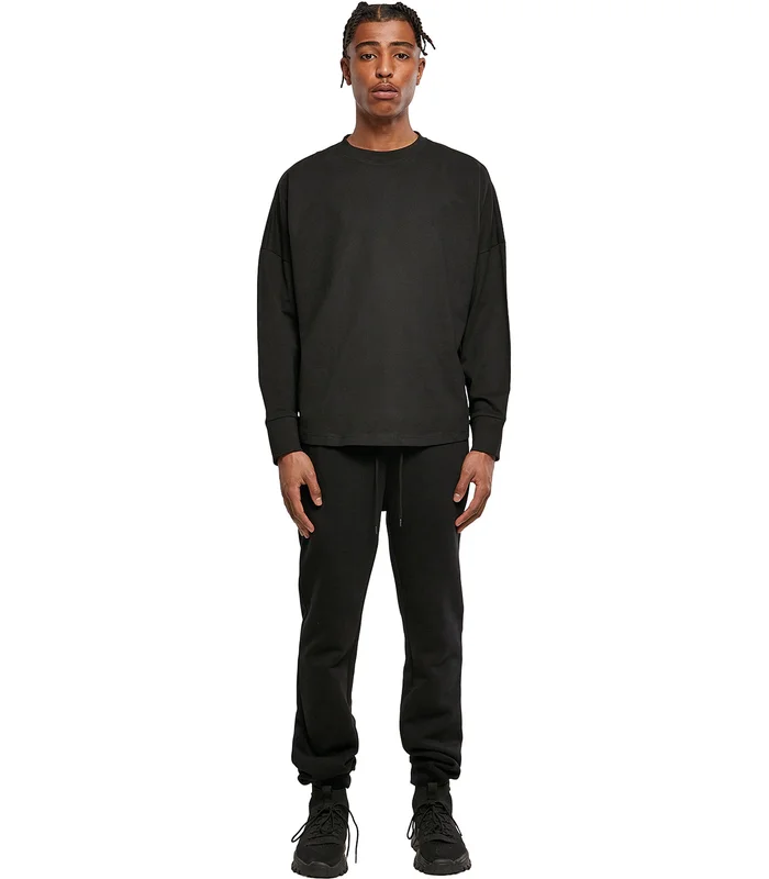 Build Your Brand Build Your Brand Oversize cut on sleeve long sleeve in Black