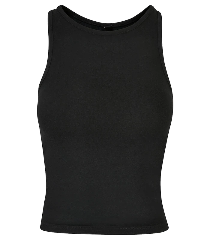 Build Your Brand Build Your Brand Womens racerback top in Black