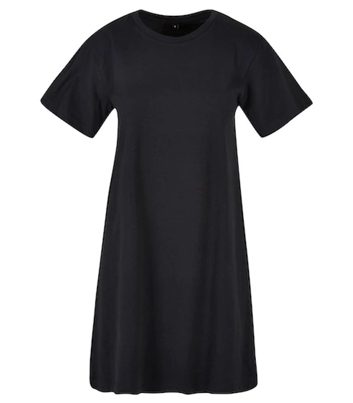 Build Your Brand Build Your Brand Womens tee dress in Black