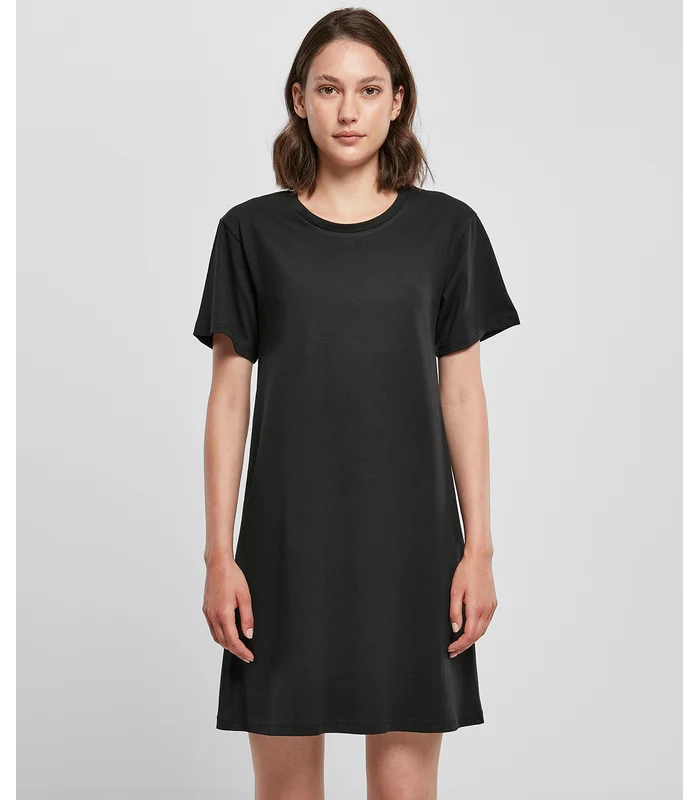Build Your Brand Build Your Brand Womens tee dress in Black