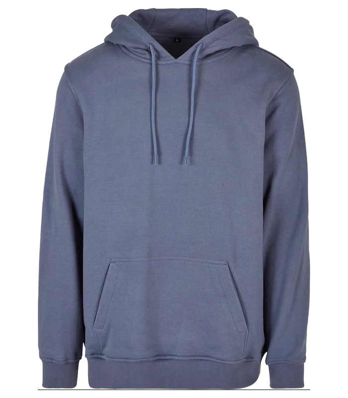 Build Your Brand Build Your Brand Ultra-heavy regular hoodie in Vintage Blue