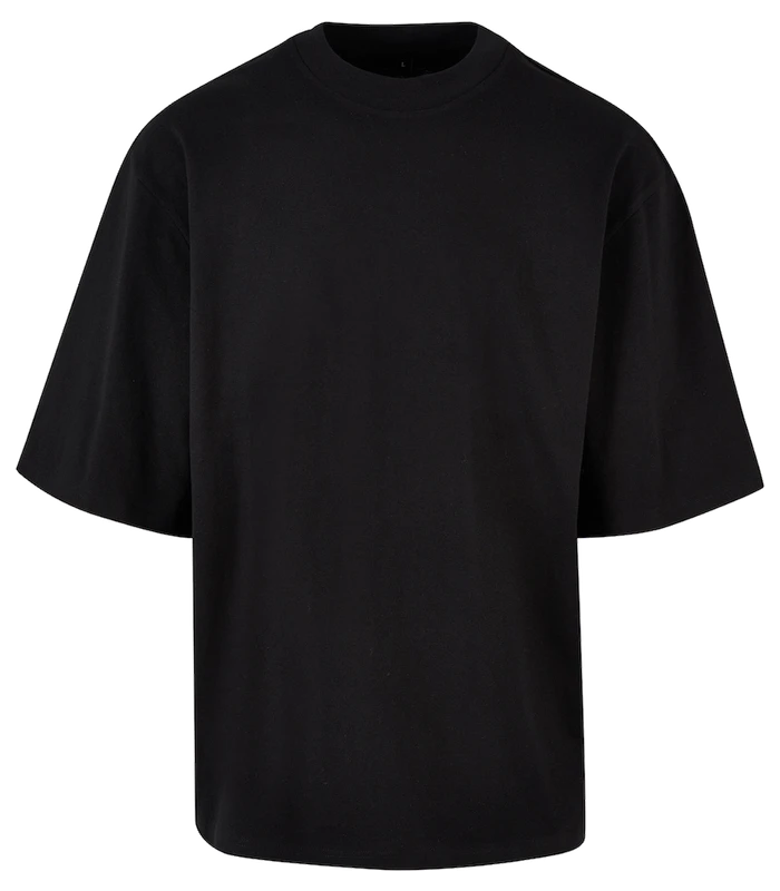 Build Your Brand Build Your Brand Oversized sleeve tee in Black