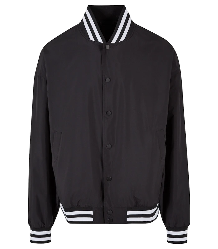 Build Your Brand Build Your Brand Light college jacket in Black