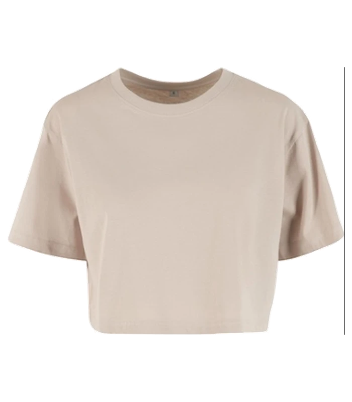 Build Your Brand Build Your Brand Womens short oversized tee in Cloud